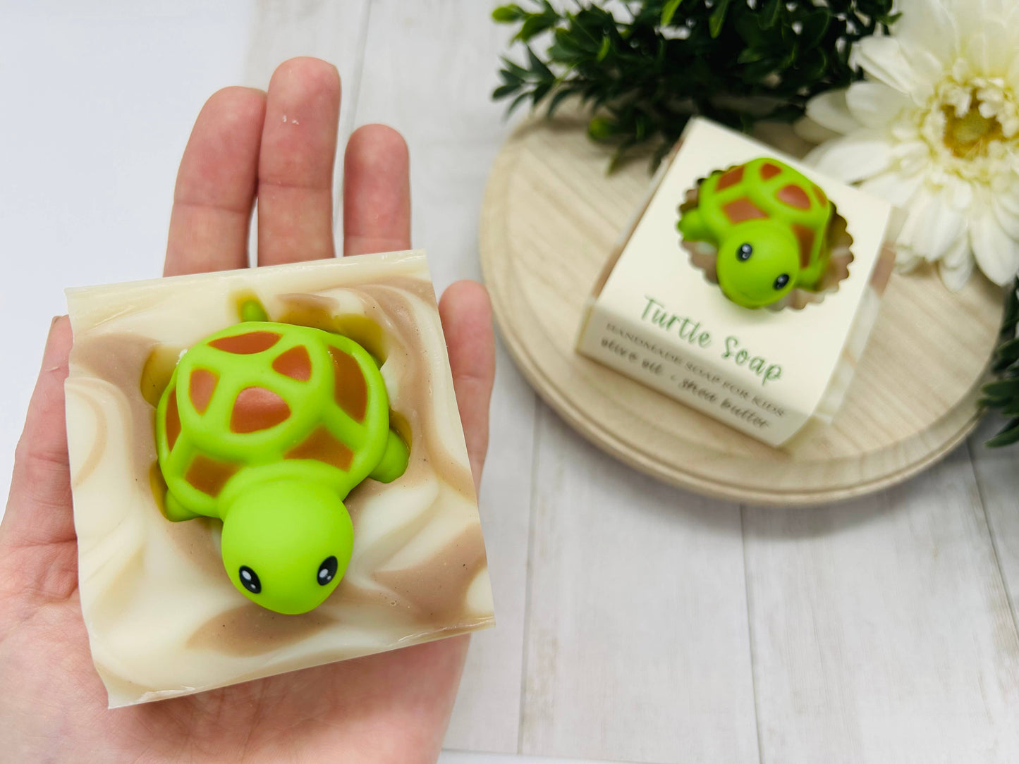 Turtle Handmade Soap Bar for Kids