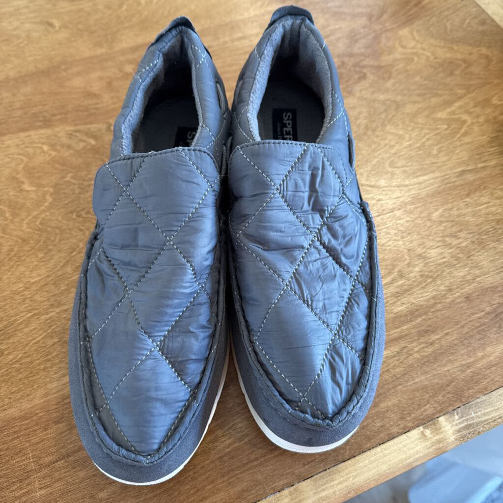 Quilted nylon slip on