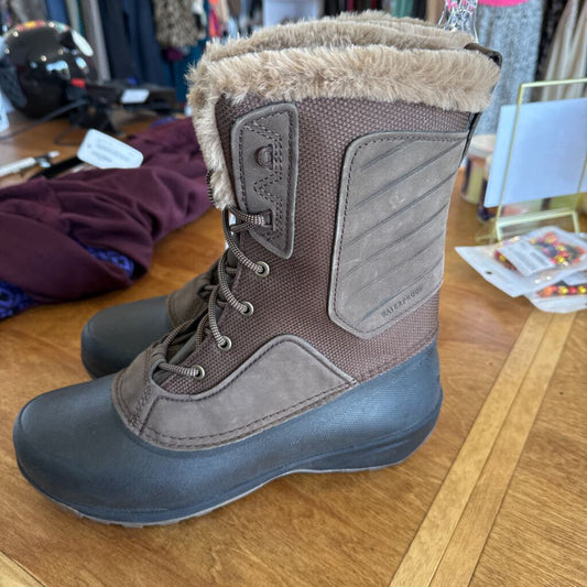 Boot with fur