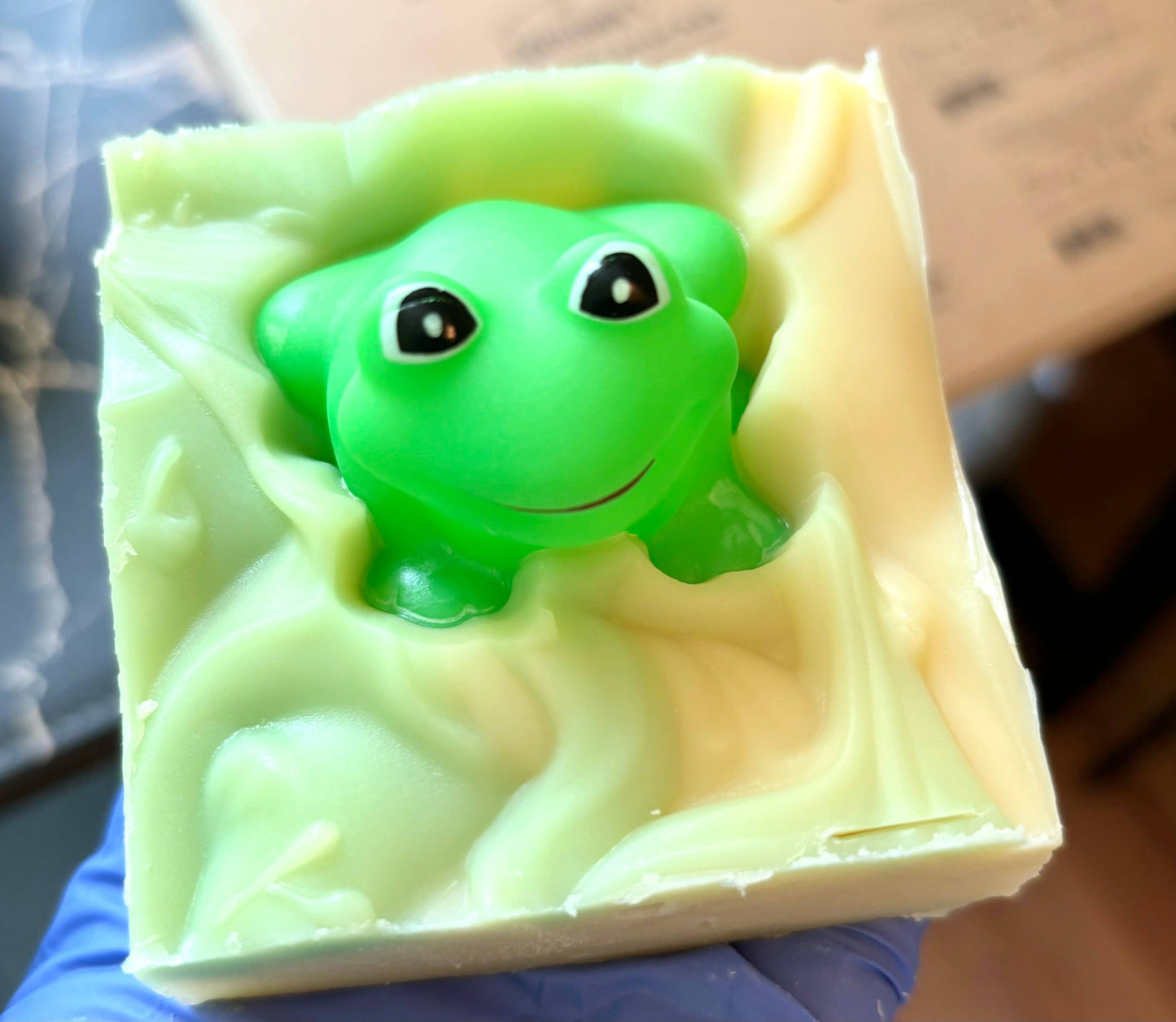 Froggy Handmade Soap Bar for Kids NATURAL VEGAN COLD PROCESS