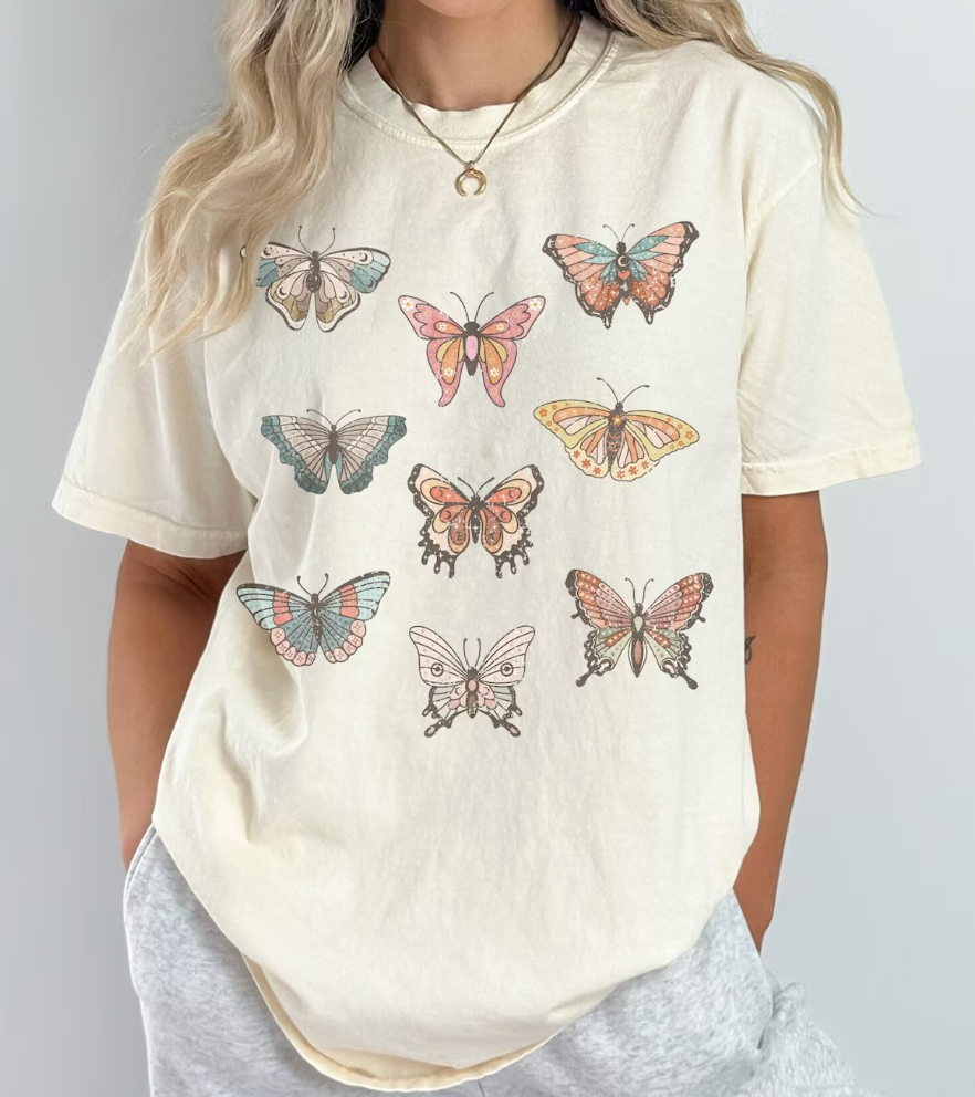 Eleven Fashion - Vintage Butterflies Shirt